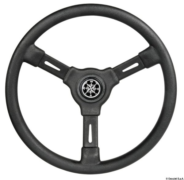 Volante nero 3 razze 355 mm - 45.158.05